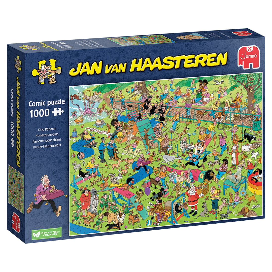 Hondenparcours - Jan van Haasteren - Puzzel 1000 stukjes