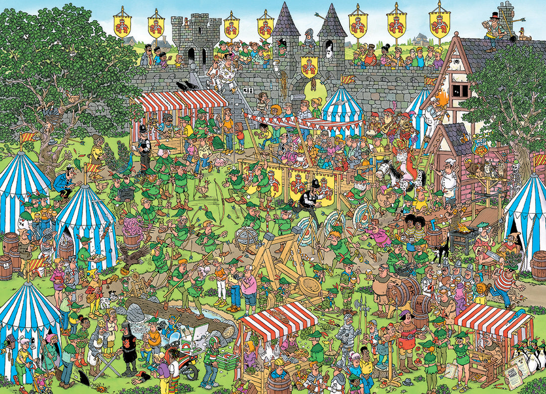 Robin Hood Festival - Jan van Haasteren - Puzzel 1500 stukjes