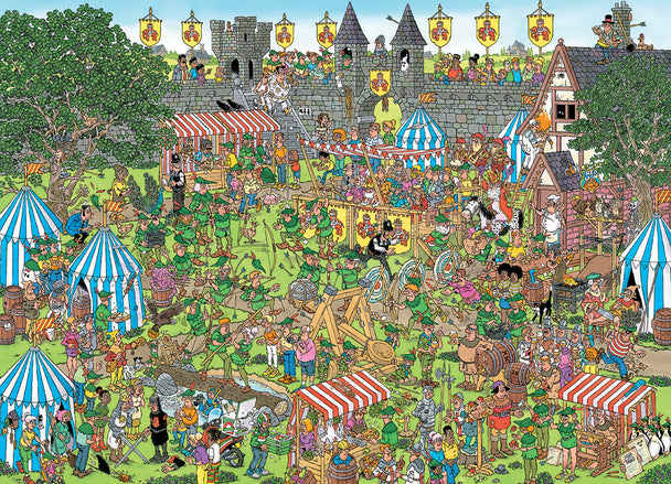 Robin Hood Festival - Jan van Haasteren - Puzzel 1500 stukjes