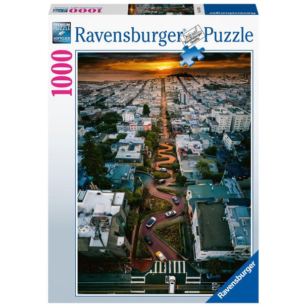 Lombard street, San Francisco - Puzzel 1000 stukjes - Ravensburger 16732