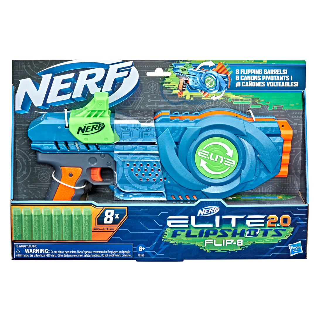 Nerf Elite 2.0 Flipshot Flip-8 blaster