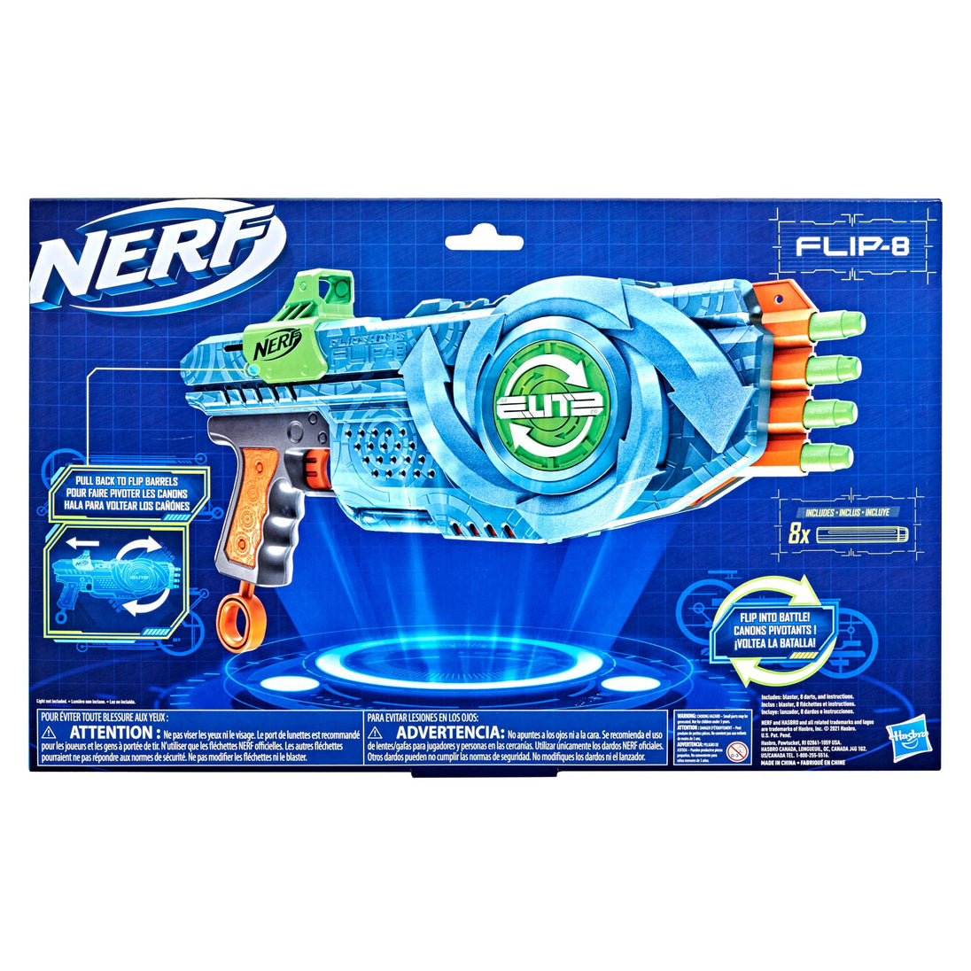 Nerf Elite 2.0 Flipshot Flip-8 blaster