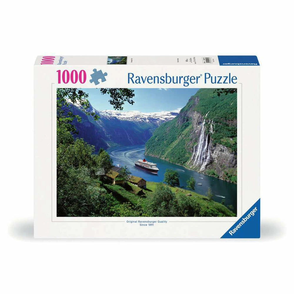 Noorse Fjord - Puzzel 1000 stukjes - Ravensburger