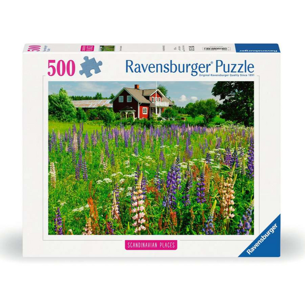 Boerderij in Zweden - Puzzel 500 stukjes - Ravensburger 12000844
