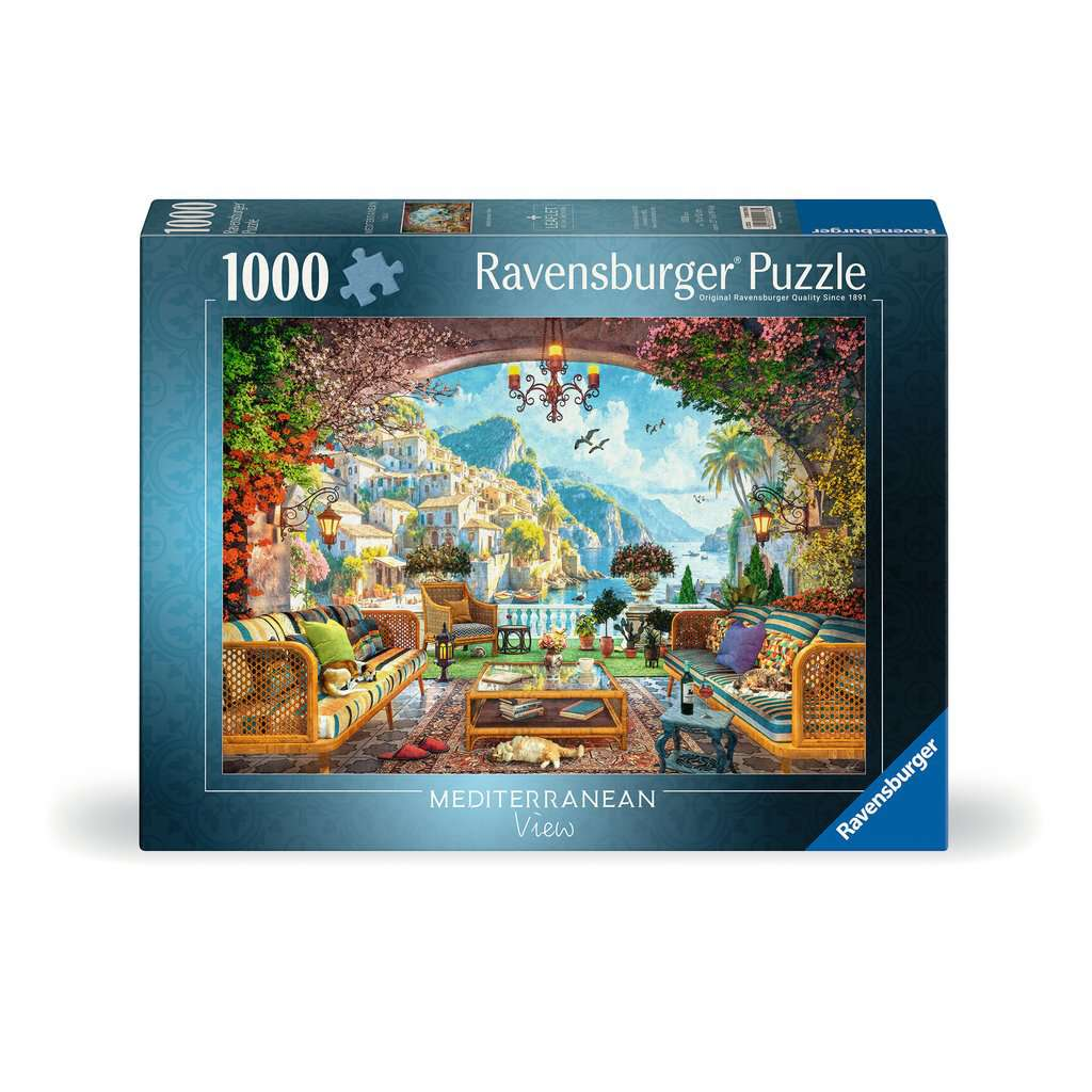 Mediterranean Terrace View - Puzzel 1000 stukjes - Ravensburger 12001576
