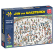 Skateboarden in de Bowl - Jan van Haasteren - Puzzel 1000 stukjes