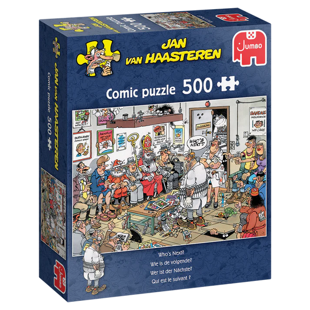 Wie is de volgende? - Jan van Haasteren - Puzzel 500 stukjes