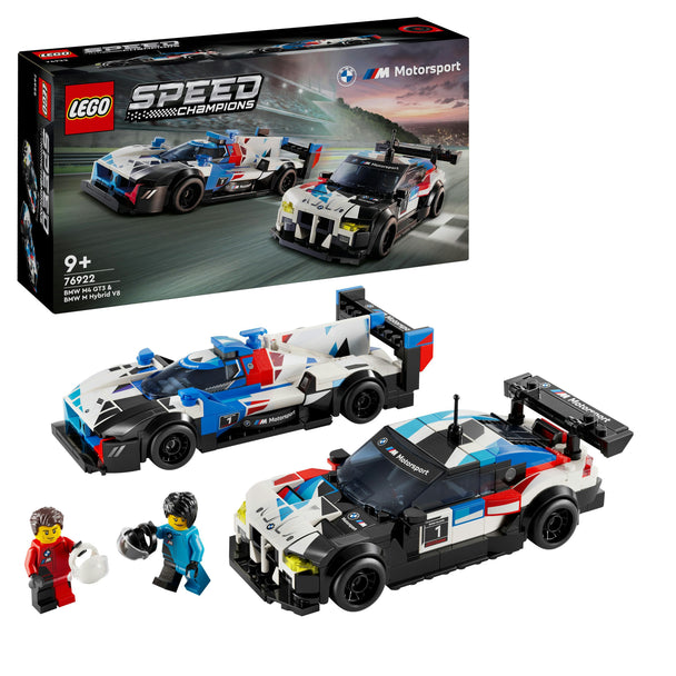 BMW M4 GT3 & BMW M Hybrid V8 racewagens - LEGO® Speed Champions 76922