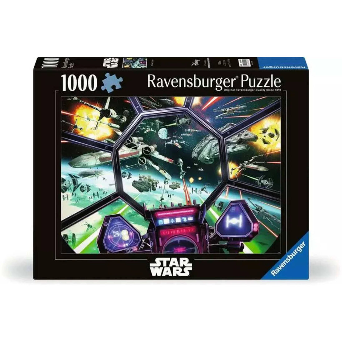 Star Wars TIE Fighter cockpit - Puzzel 1000 stukjes - Ravensburger 16920