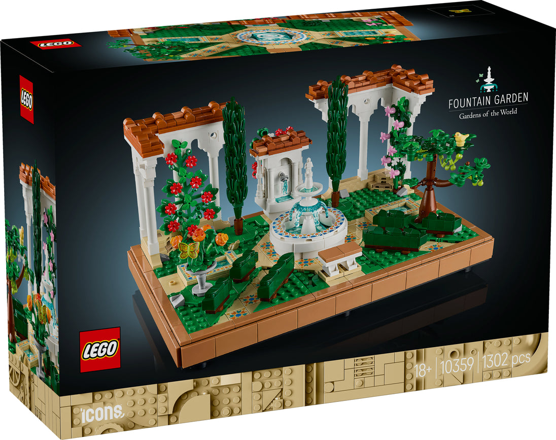 Tuin met fontein - LEGO® Icons 10359