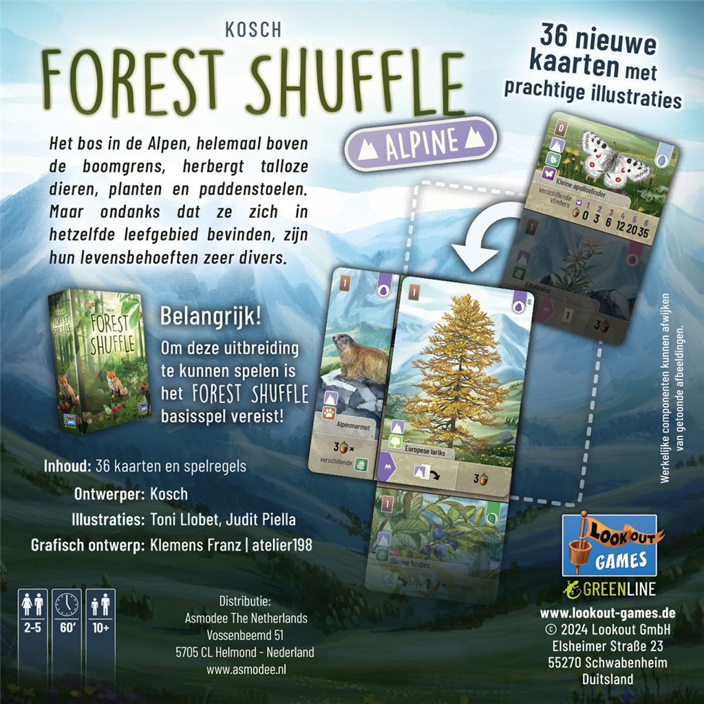 Forest Shuffle Alpine - Uitbreiding