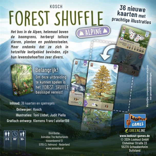 Forest Shuffle Alpine - Uitbreiding