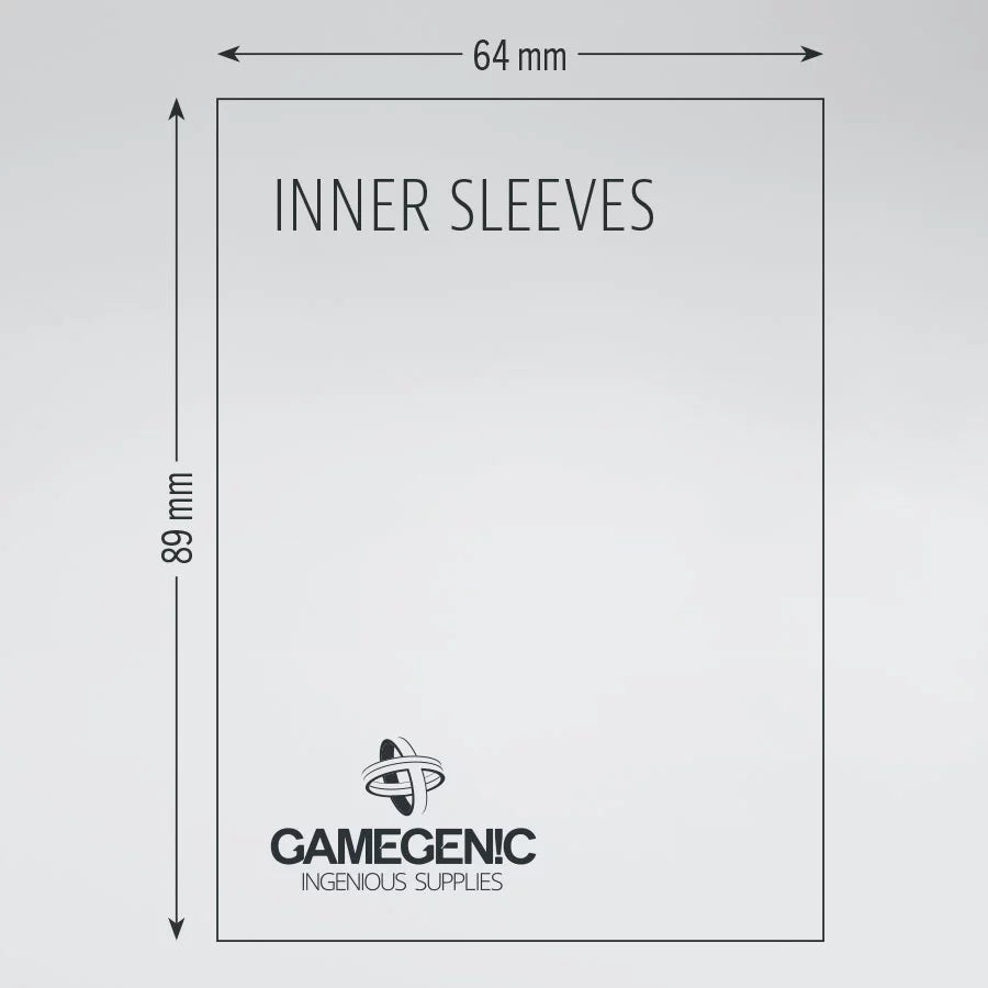 Gamegenic Inner sleeves - 64 x 89mm