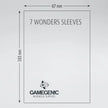 Prime board game sleeves - 7 Wonders ... and more - 67 x 103mm