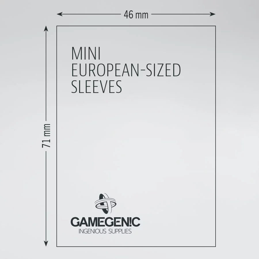 Prime board game sleeves - Mini European - 46 x 71mm