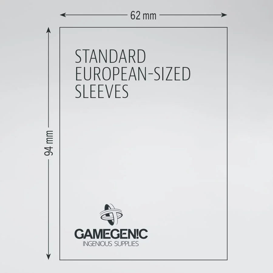 Prime board game sleeves - Standard European - 62 x 94mm