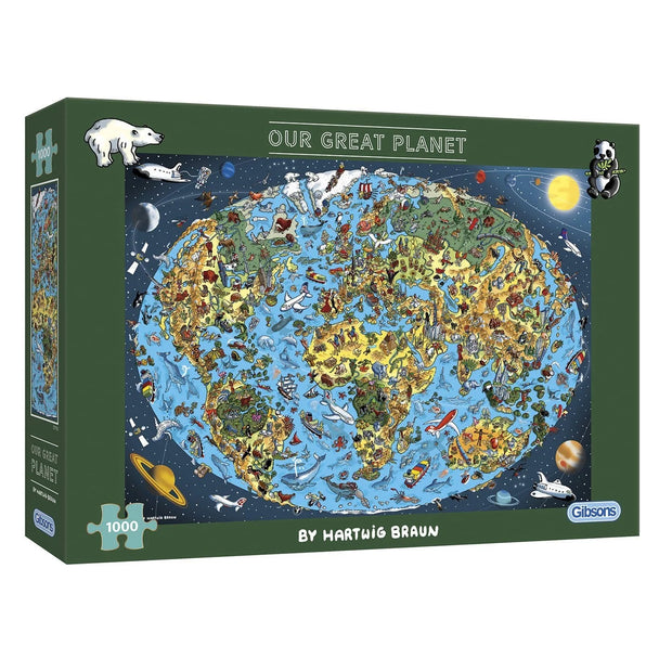 Our Great Planet - Puzzel 1000 stukjes - Gibsons G7110